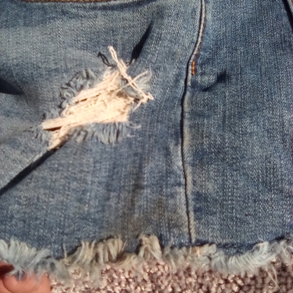 BILLABONG Distressed Denim Shorts Sz.30 - Picture 6 of 11